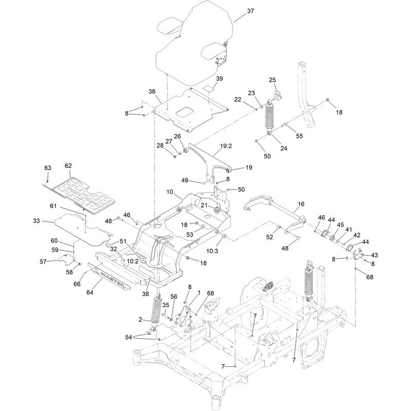 Seat Suspension Platform Assembly