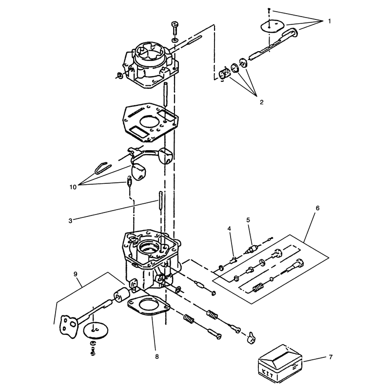 Carburetor Components Assembly
