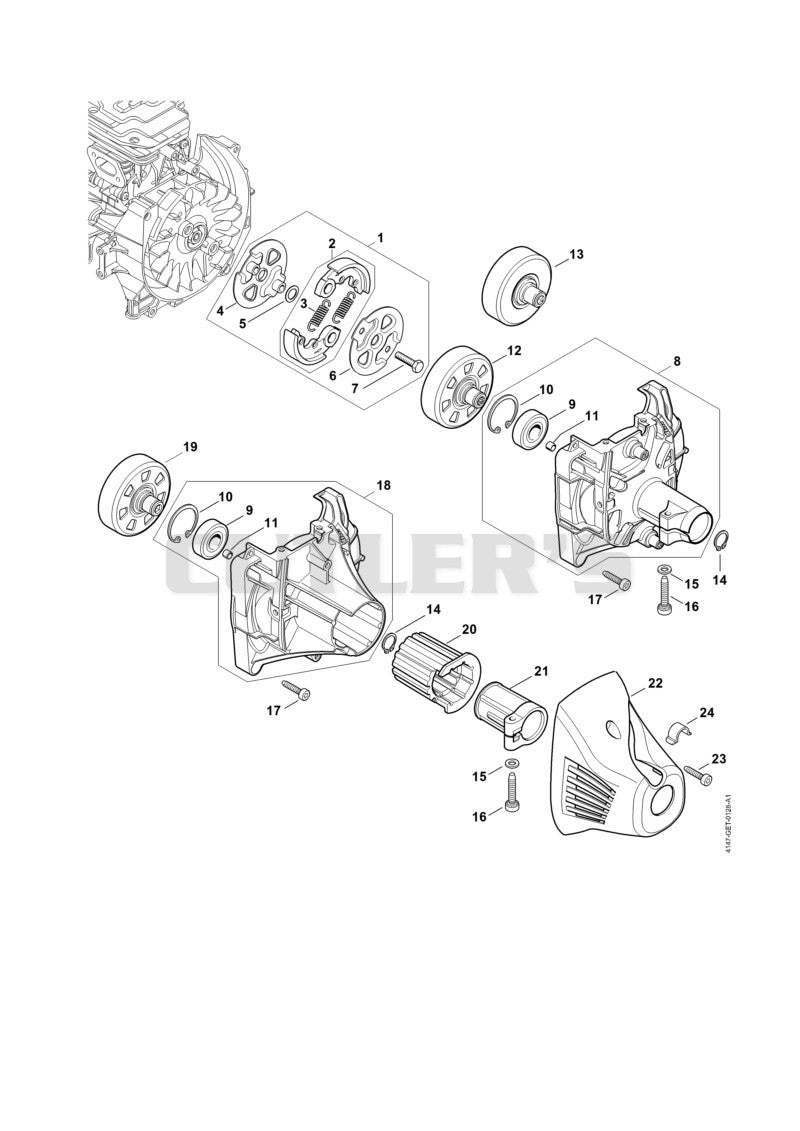 Clutch, Clutch housing