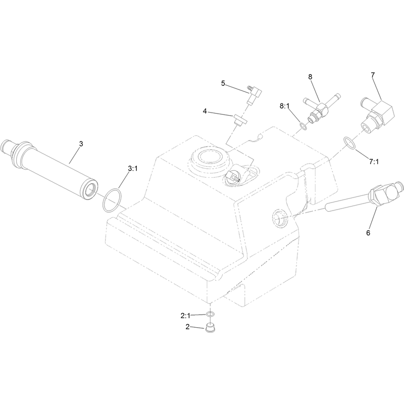 Hydraulic Reservoir Assembly No 126-6764