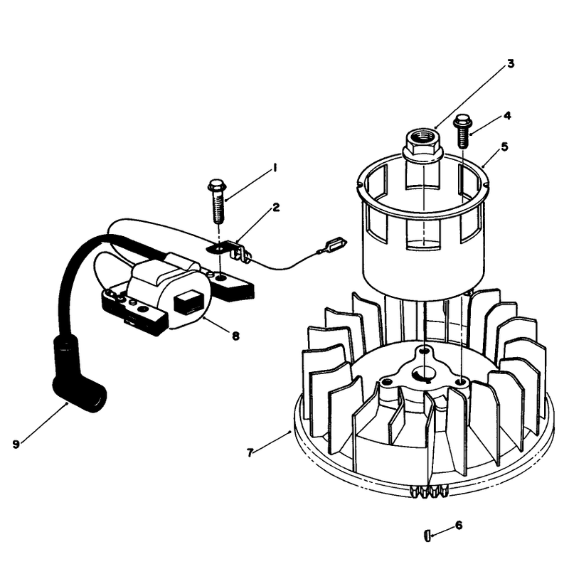 Magneto and Flywheel Assembly