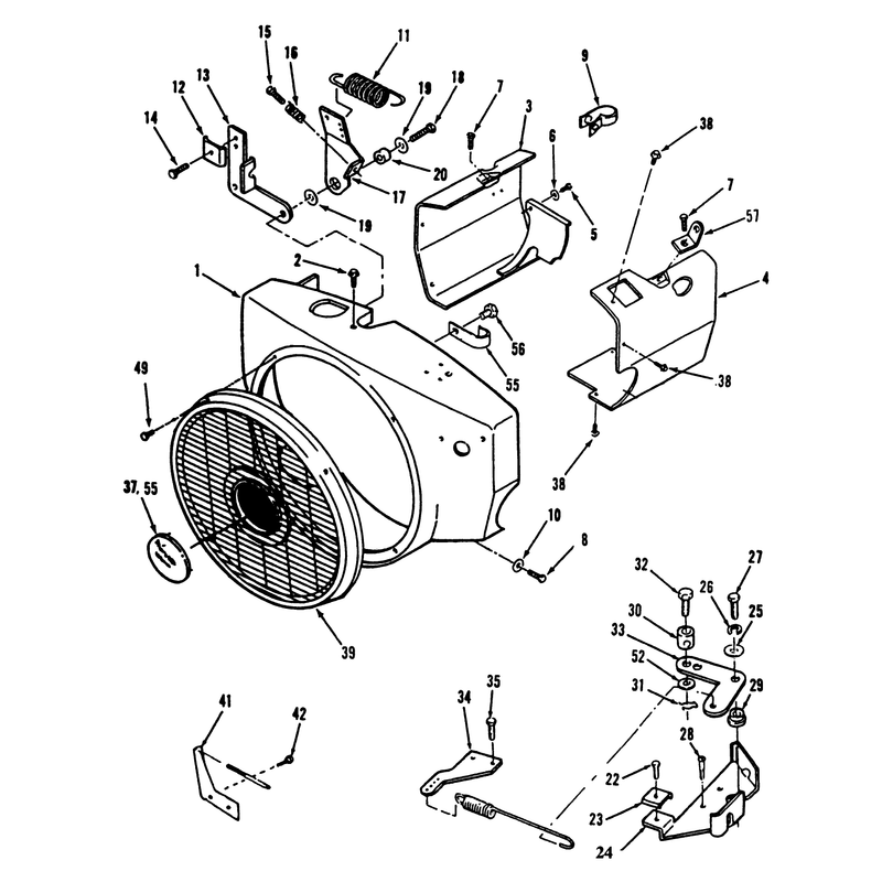 Blower Housing and Governor