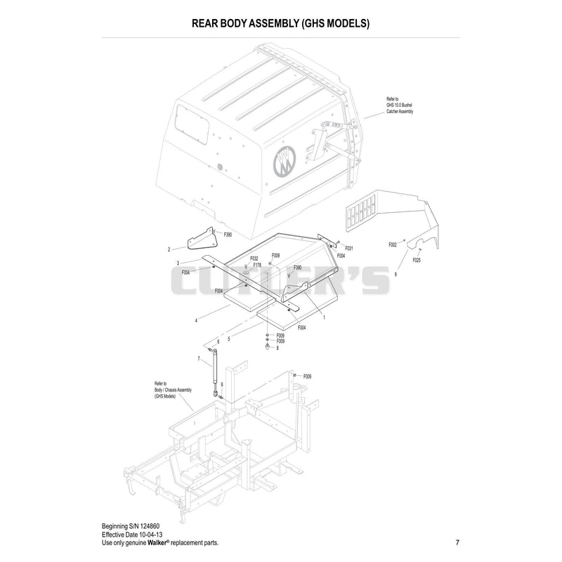 Rear Body Assembly GHS Models