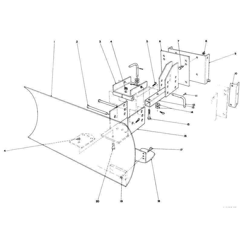 Grader Blade Assembly Model 59099 (optional)