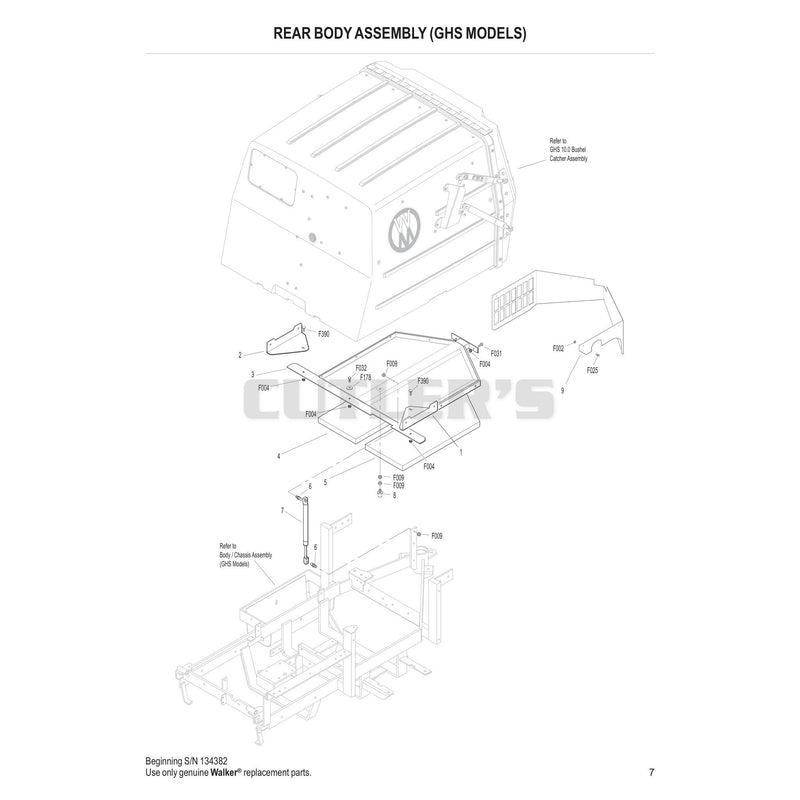 Rear Body Assembly GHS Models