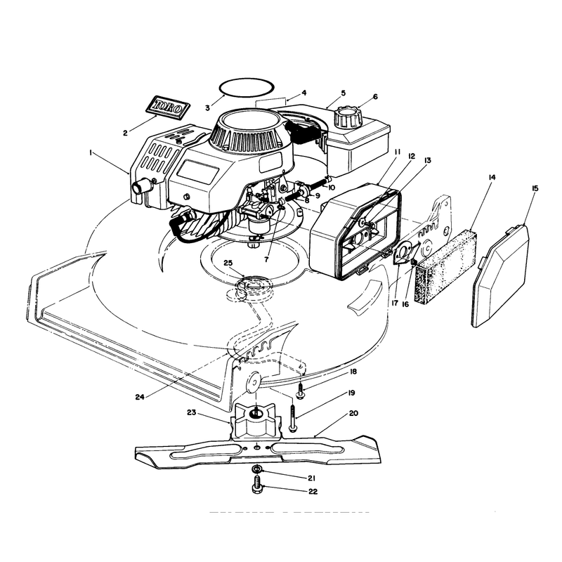Engine Assembly Model No 47pg6