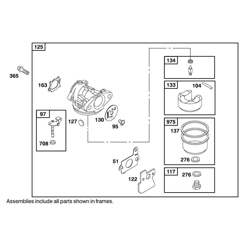 Engine Briggs and Stratton Model 122602-0150-E1