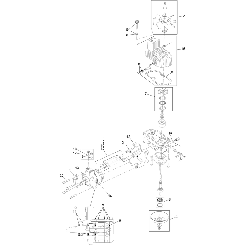 RH Hydro Assembly No. 116-6414
