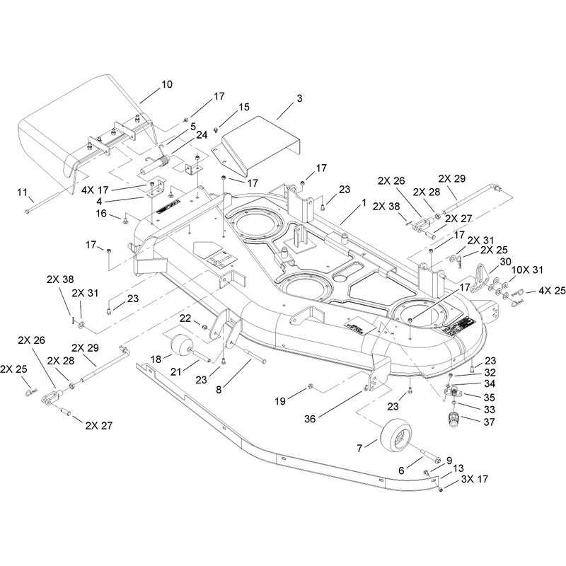 52in Deck Assembly