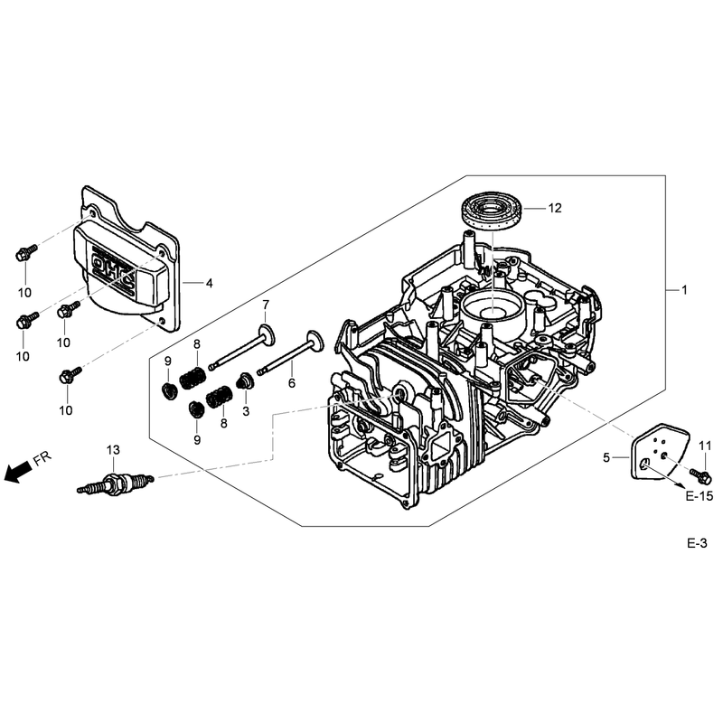 Cylinder Barrel Assembly Honda GCV160L-AS3A