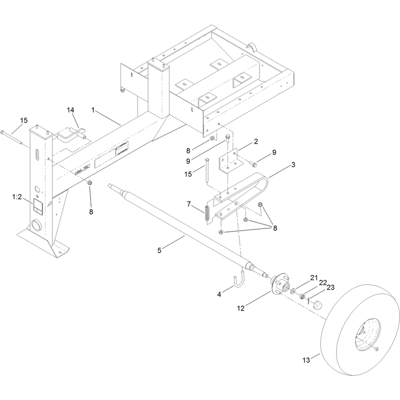 Frame and Axle Assembly