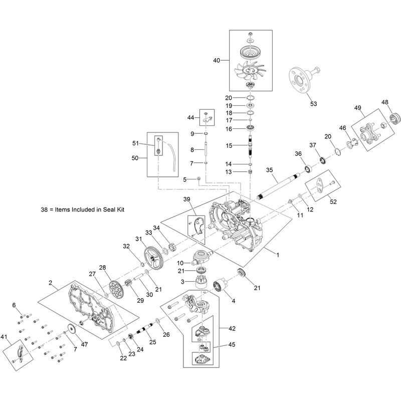 RH Transaxle Assembly No. 131-3641