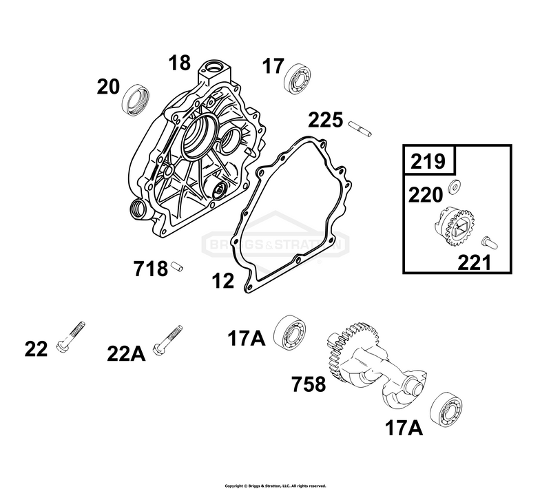Crankcase Cover/Sump Group