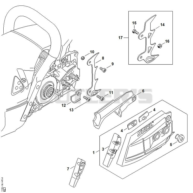 Chain sprocket cover