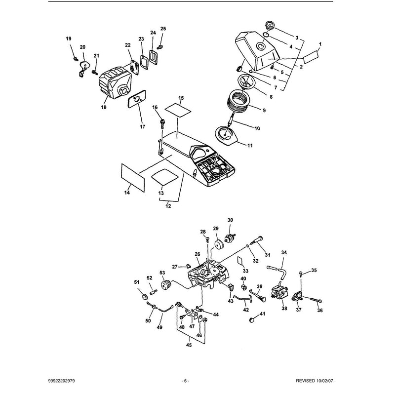 Intake, Exhaust, Air Cleaner