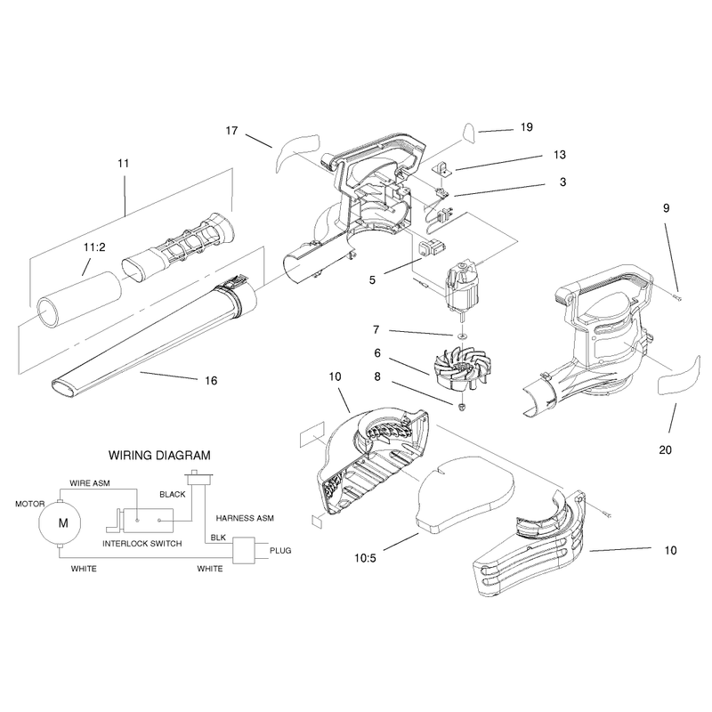 Blowervac Assembly