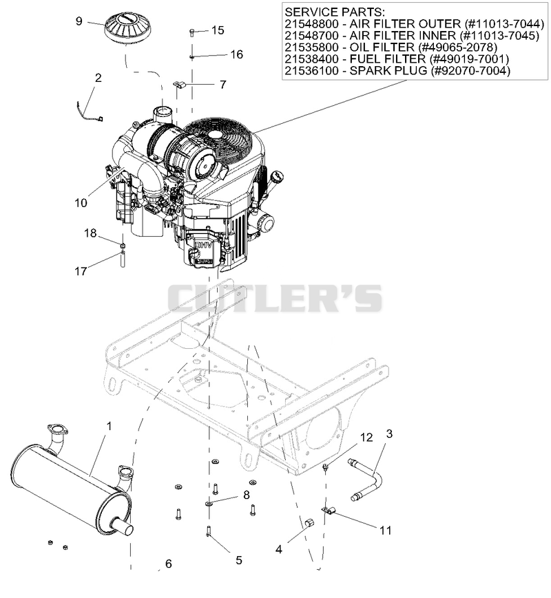 Engine - Kawasaki 921