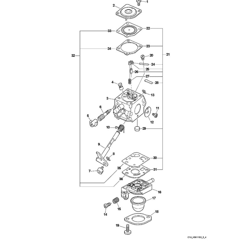 Carburetor -- C1U-K58
