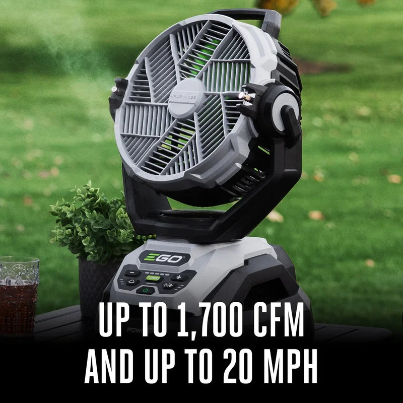 EGO Power+ FN1000 10” Oscillating Misting Fan Tool Only