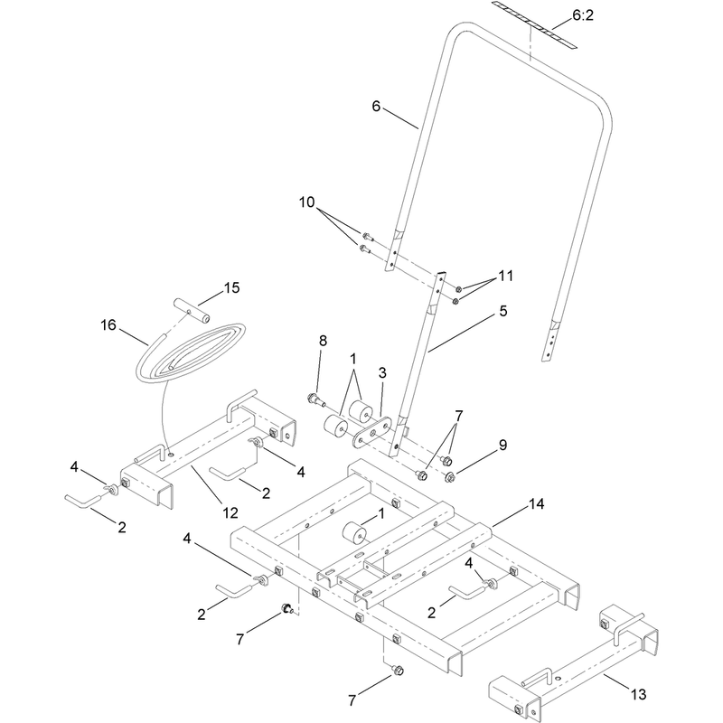 Frame and Handle Assembly