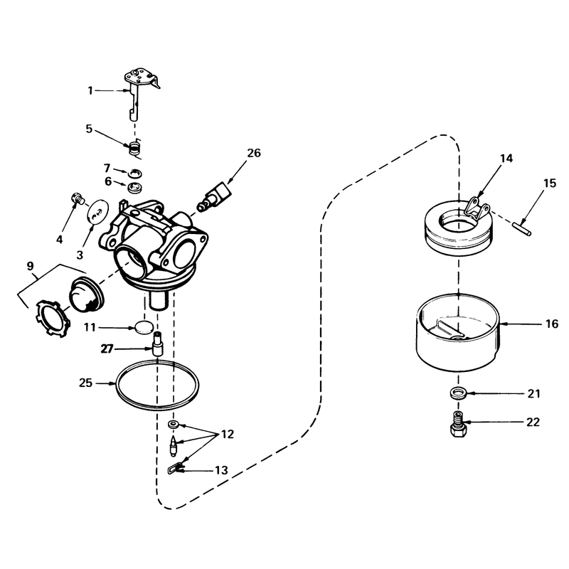 Carburetor No 632050a