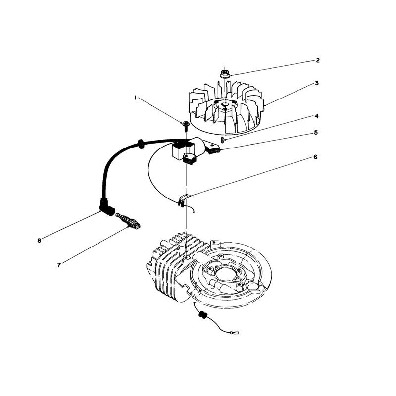 Flywheel and Magneto Assembly