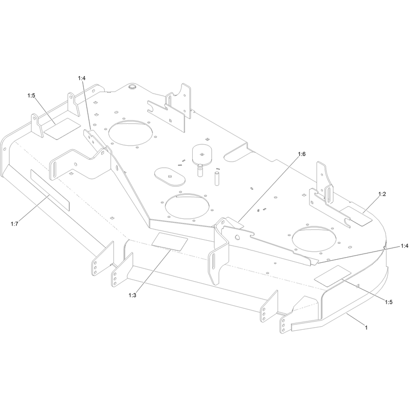 Deck Decal Assembly No. 126-8957