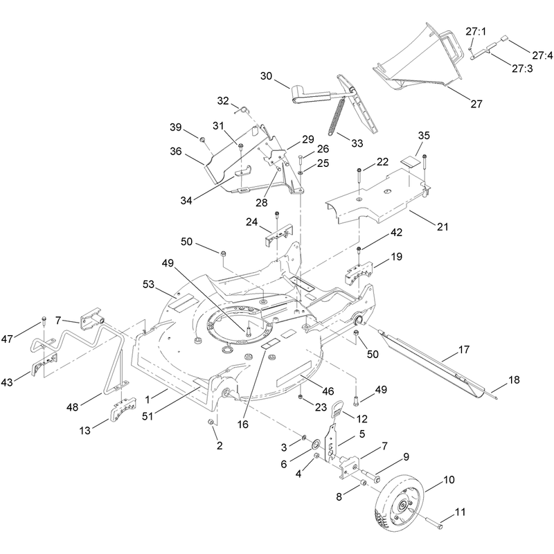 Housing and Discharge Plug Assembly