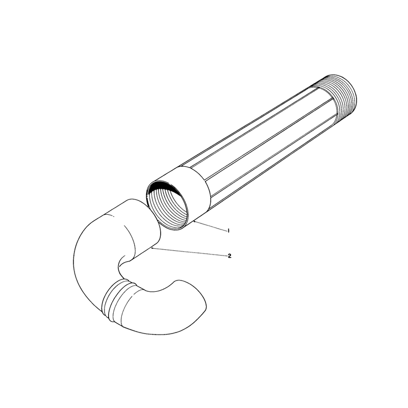 RAIN GUTTER CLEANER ATTACHMENT MODEL 51527 (OPTIONAL)