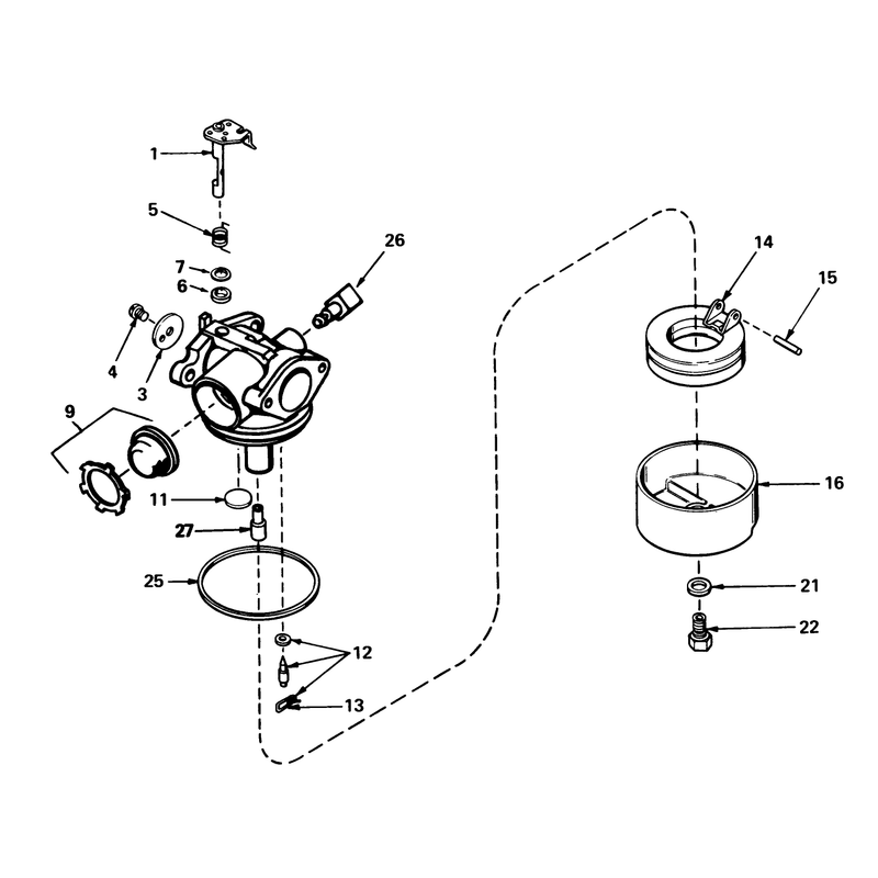 Carburetor No 632050a