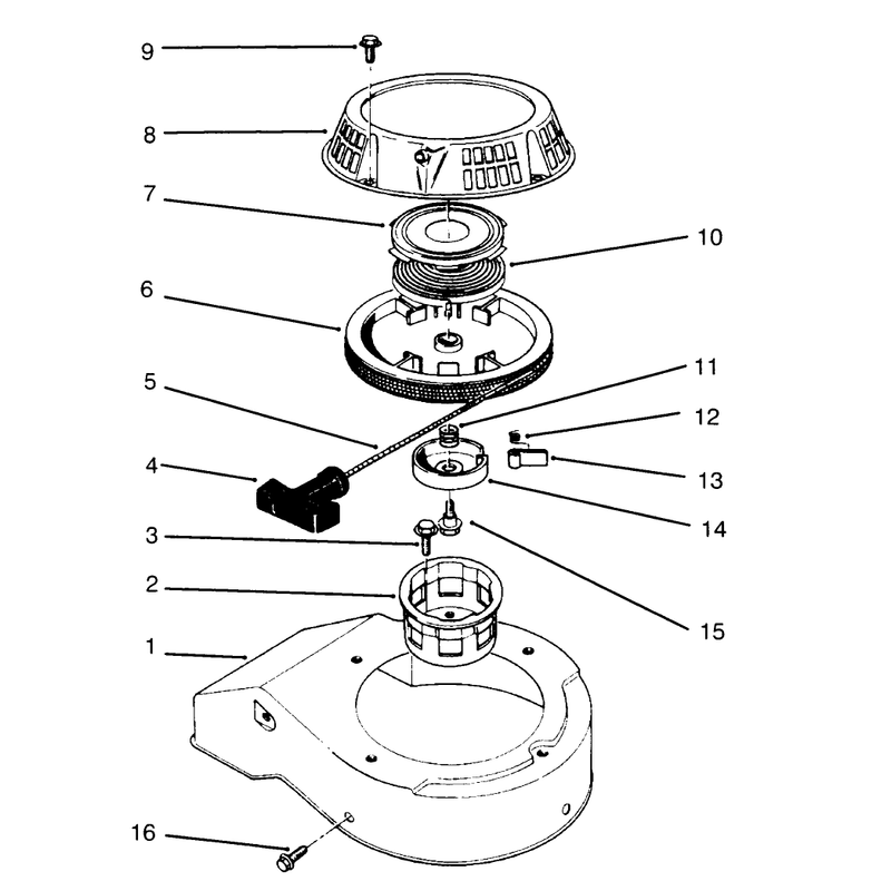 Recoil Assembly Model No 47pr4-7