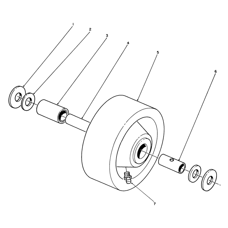 Phenolic Wheel Assembly No. 27-1050 (optional)