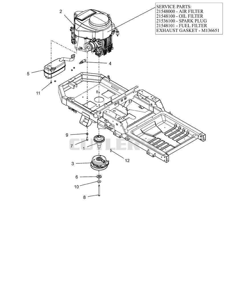 Engine - Kawasaki FR730