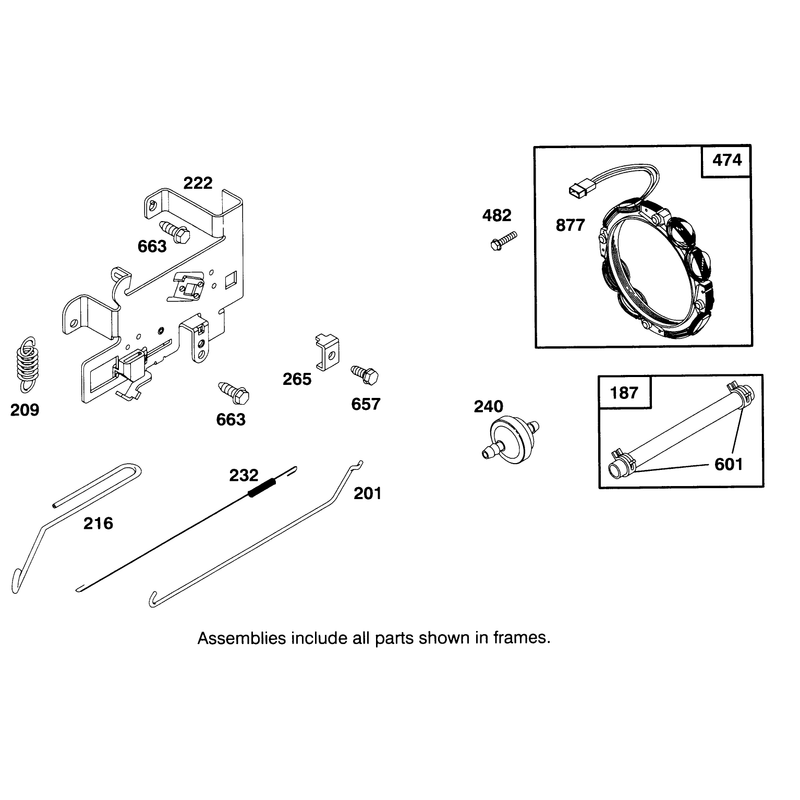 Engine Briggs and Stratton Model 286707-0453-01
