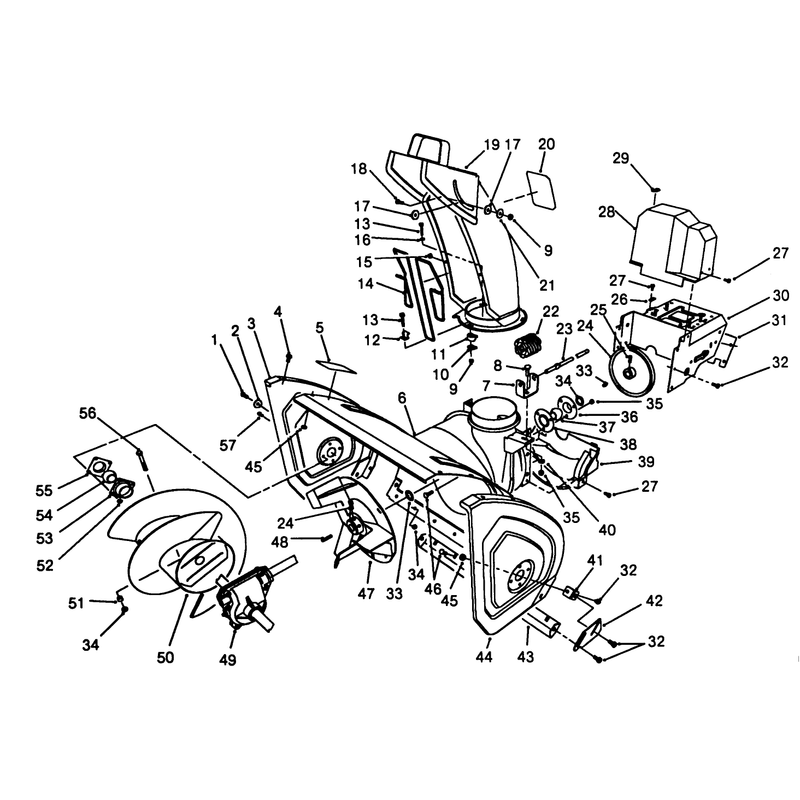 Housing & Chute Assembly