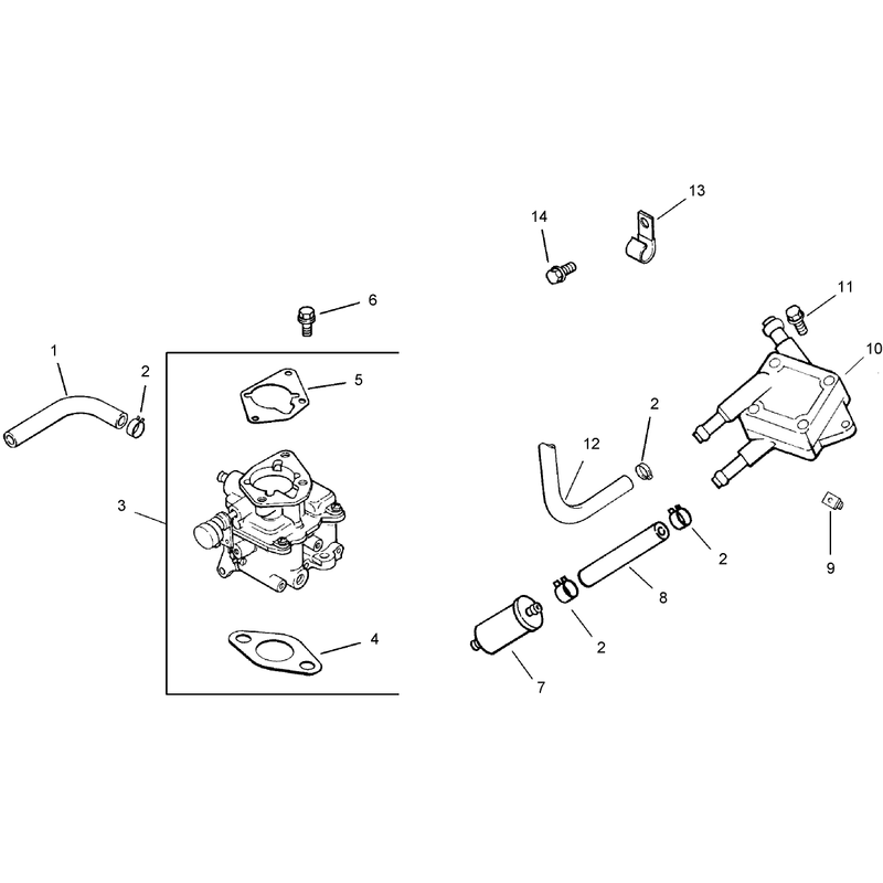 Fuel System Assembly Kohler CH740-0054