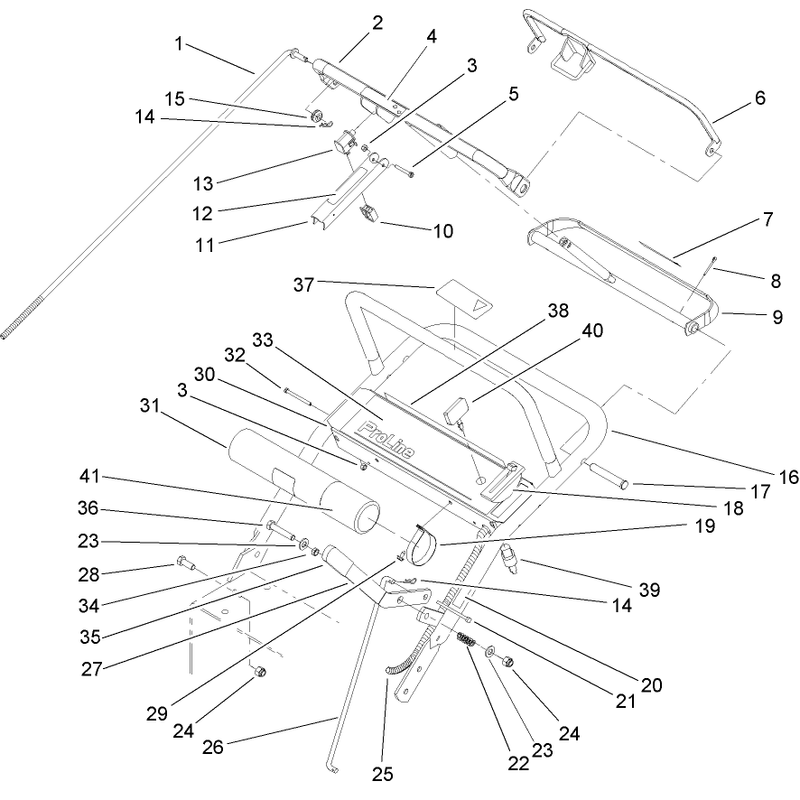 Upper Handle Assembly