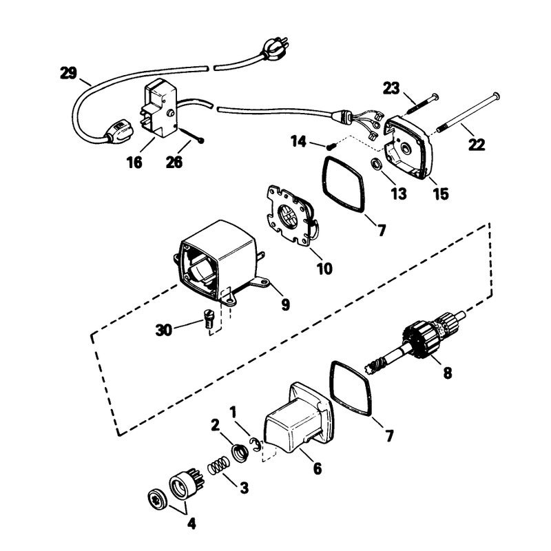 Electric Starter Motor Kit No. 23-3790