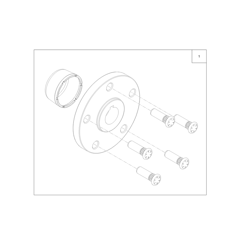 5 Stud Wheel Hub Kit Assembly No 135-5333