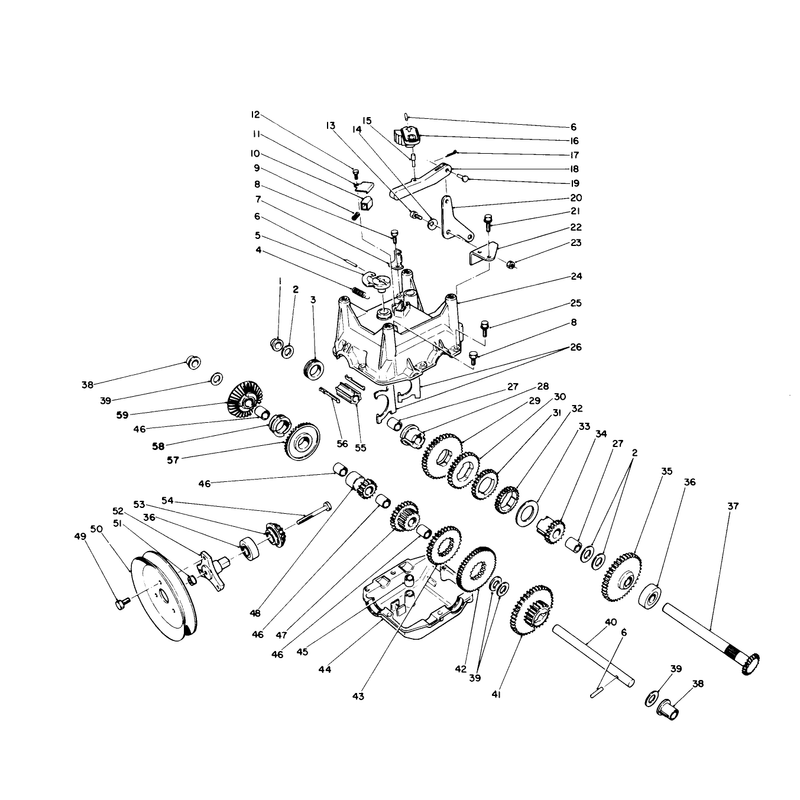 Transmission Assembly No. 66-8030