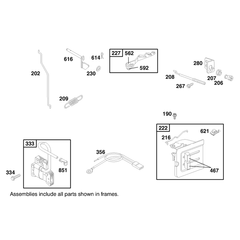 Engine Briggs and Stratton Model 135202-0142-03
