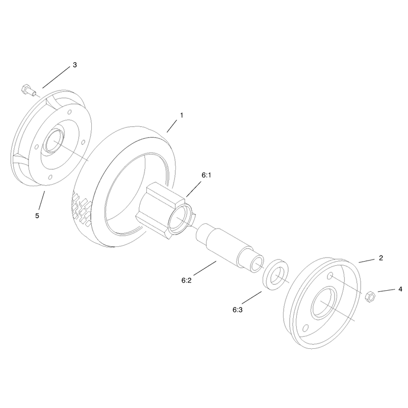 Wheel and Tire Assembly No 74-1720