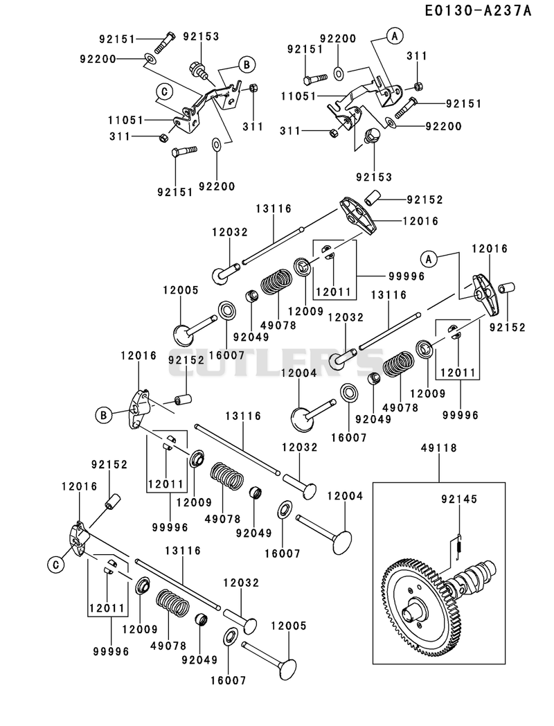 VALVE/CAMSHAFT
