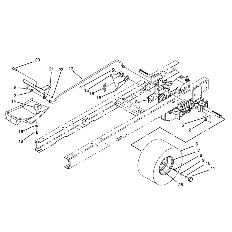 Speed Control and Rear Wheel Assembly