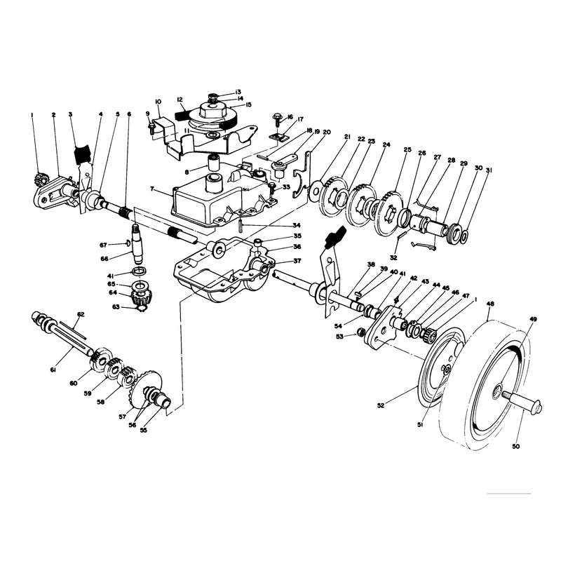 Gear Case Assembly Machine Serial No 6902501 and Up