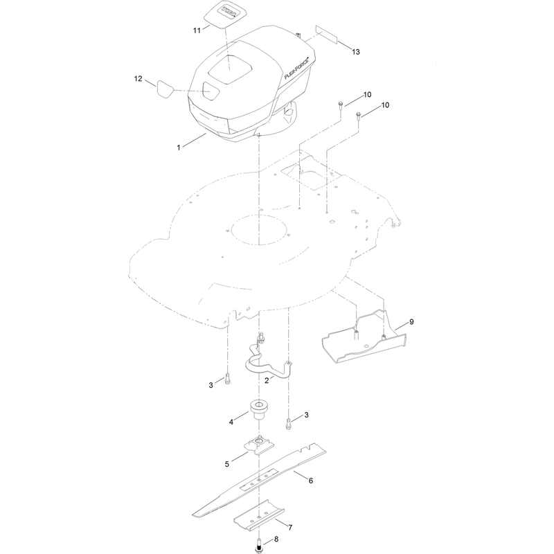 Motor and Blade Assembly
