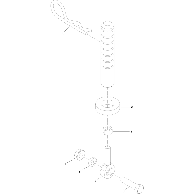 Rear Deck Height Adjustment  Assembly No. 109-0323