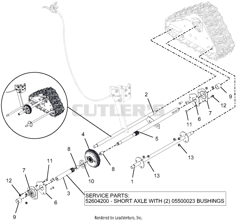 Track Axles