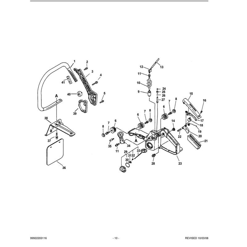 Handles,Throttle Control, Fuel System