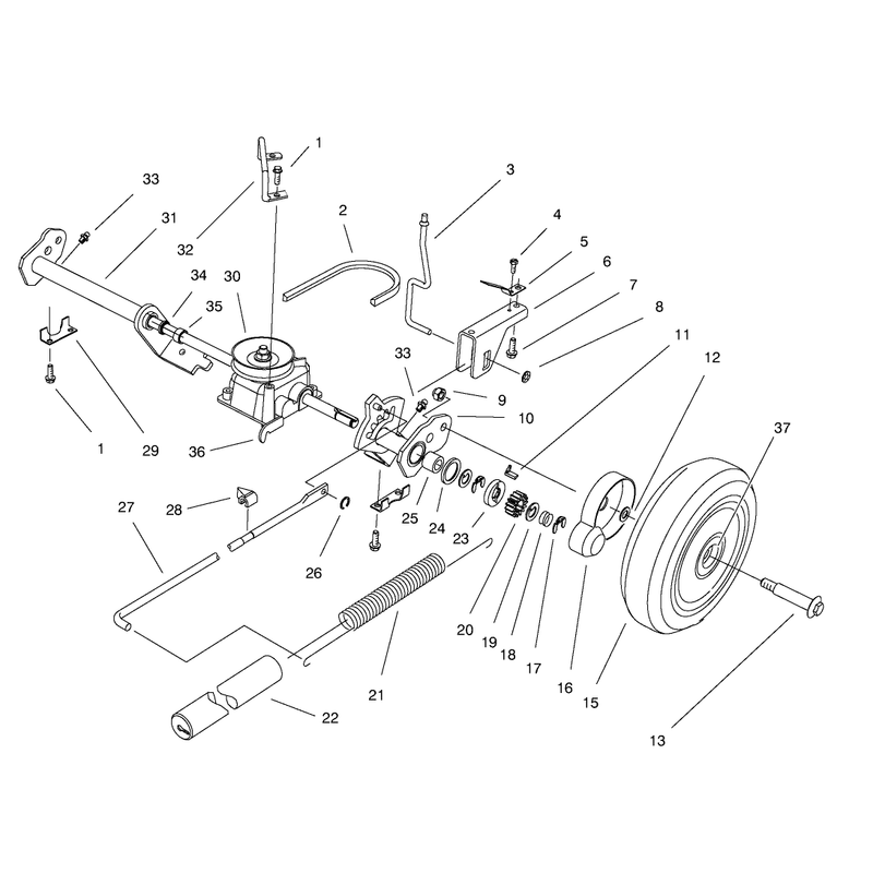 Rear Axle Assembly